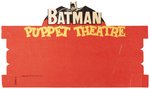 BATMAN PUPPET THEATRE RARE SEARS EXCLUSIVE IDEAL BOXED SET.