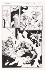 SABRETOOTH SPECIAL ONE-SHOT ORIGINAL PAGE ART BY GARY FRANK.