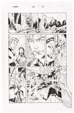 X-MEN #109 ORIGINAL ART PAGE BY THOMAS DERENICK.