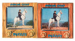 "HOPALONG CASSIDY INLAID 4 TELEVISION PUZZLES" IN ORIGINAL BOX.