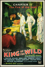"KING OF THE WILD" WITH BORIS KARLOFF ONE-SHEET MOVIE POSTER LINEN BACKED.