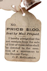 THE DONNER PARTY CABIN RELIC.