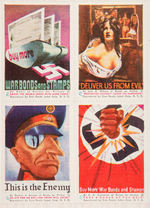 WWII "ARTISTS FOR VICTORY" POSTER STAMP SHEET OF 50.