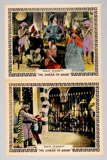 "THE SHRIEK OF ARABY" LOBBY CARD PAIR.