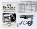 POST WWII "THE MASS GRAVE" WARNING LEAFLET W/IDENTITY CAPSULE.