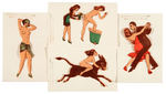 RISQUE BOXED SET OF DIE-CUT PICTURES.