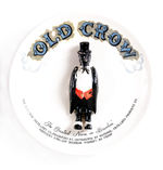 "OLD CROW" CERAMIC WALL PLAQUE.