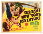 "TARZAN'S NEW YORK ADVENTURE" HALF-SHEET MOVIE POSTER.