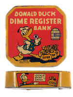 "DONALD DUCK DIME REGISTER BANK."