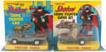 "THE SHADOW" FRICTION POWER "CRIME FIGHTER SUPER JET & CAR" CARDED TOY CASE LOT.