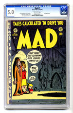 MAD #1 OCTOBER-NOVEMBER 1952 CGC 5.0 OFF-WHITE PAGES.
