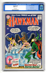 HAWKMAN #9 AUGUST-SEPTEMBER 1965 CGC 7.0 OFF-WHITE PAGES.