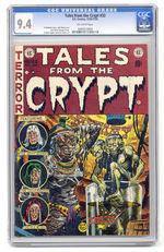 TALES FROM THE CRYPT #33 DECEMBER 1952 JANUARY 1953 CGC 9.4 OFF-WHITE PAGES.