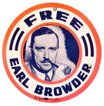 "FREE EARL BROWDER."