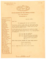 “ACA PICTURES/AMERICAN CINEMA ASSOCIATION” 1927 EXHIBITOR BOOK.