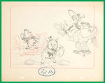 SILLY SYMPHONIES - THREE LITTLE WOLVES LAYOUT DRAWING.