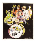 THE MONKEES DRUM SET STORE SIGN.