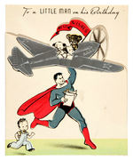SUPERMAN BIRTHDAY CARD