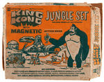 "KING KONG JUNGLE SET" BOXED PLAYSET.