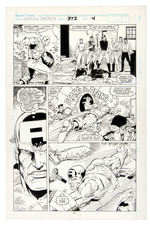 "CAPTAIN AMERICA" #372 ORIGINAL COMIC BOOK PAGE ART.