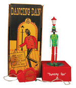 "DANCING DAN WITH HIS MYSTERY MIKE" BOXED BATTERY TOY.