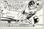 "SUPERMAN" #378 CURT SWAN COMIC BOOK PAGE ORIGINAL ART.