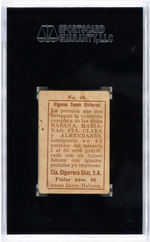 1923-1924 TOMAS GUTIERREZ COMPLETE SET OF 84 CARDS ALL SGC GRADED.