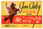 "GENE AUTRY/AMERICA'S NUMBER 1 COWBOY/STENCIL BOOK."