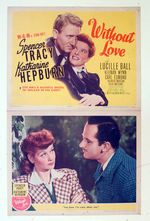 "WITHOUT LOVE" LOBBY CARD LOT.