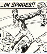 "MARVEL TEAM-UP" #101  COMIC BOOK PAGE ORIGINAL ART FEATURING SPIDER-MAN & NIGHTHAWK.