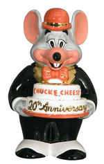 Cheese 20th Anniversary Cookie Jar: L.E of 1997 from 1997 Chuck E