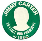 "JIMMY CARTER 1980" TEST BUTTON WITHOUT PHOTO.