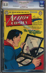 ACTION COMICS #158, JULY 1951. CGC 8.0