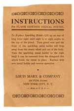 "FLASH GORDON" BOXED MARX 1935 SIGNAL PISTOL.