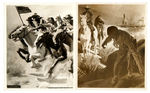 LONE RANGER EARLY PROMOTIONAL PHOTOS OF PAINTINGS.