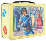 KNIGHTS METAL LUNCHBOX WITH PRINCE VALIANT-INSPIRED ART & THERMOS.