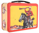 "GREAT WILD WEST" METAL LUNCHBOX WITH THERMOS.
