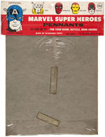 "MARVEL SUPER HEROES PENNANTS" FEATURING CAPTAIN AMERICA & SPIDER-MAN.