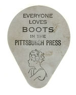 BOOTS AND MAJOR HOOPLE NEWSPAPER PREMIUM CLICKER.