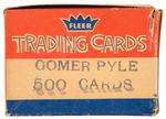 “GOMER PYLE” FLEER GUM CARDS VENDING BOX.