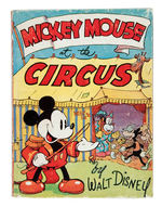 "MICKEY MOUSE AT THE CIRCUS" RARE ENGLISH HARDCOVER - VARIETY.