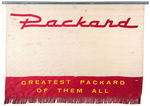 "PACKARD/GREATEST PACKARD OF THEM ALL" SHOWROOM BANNER.