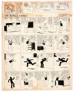 "THE BUNGLE FAMILY" ORIGINAL ART FOR TEN SUNDAY PAGES FROM 1935.