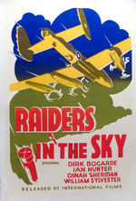 "RAIDERS IN THE SKY" MOVIE POSTER.