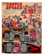 “MULTIPLE TOY MAKERS CASTLE ATTACK” BOXED PLAY SET.