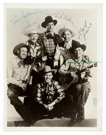 SONS OF THE PIONEERS SIGNED PHOTO.