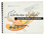 "PANORAMA OF FLIGHT/AVIATION HISTORY IN PAINTINGS" CHARLES H. HUBBELL ILLUSTRATED BOOK.