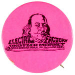 "ELECTRIC FACTORY" PHILADELPHIA PA VENUE POSTER AND BUTTON.
