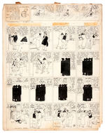 "THE BUNGLE FAMILY" ORIGINAL ART FOR TEN CONSECUTIVE 1935 SUNDAY PAGES.
