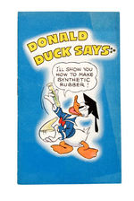 "DONALD DUCK/GOODYEAR" PROMOTIONAL BOOKLET.